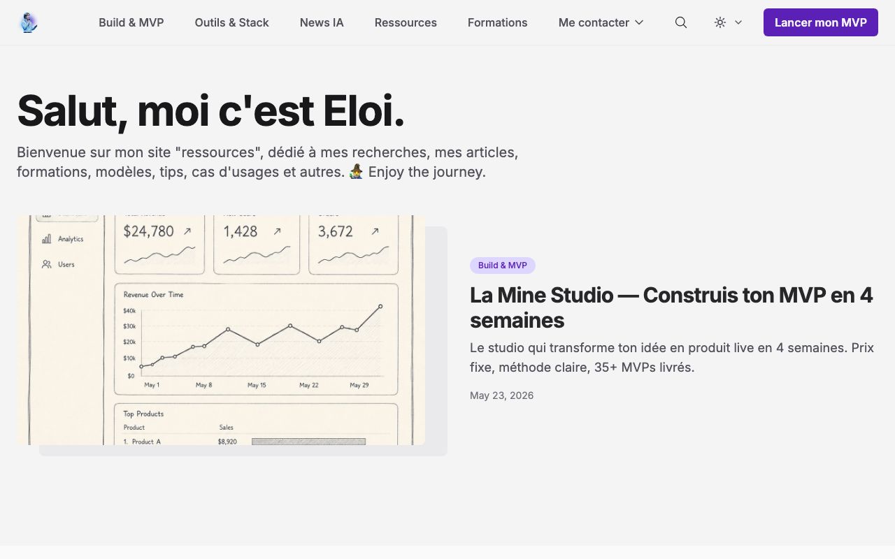 Screenshot of Better Call Eloi